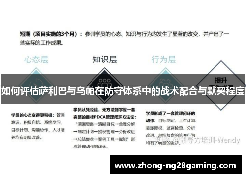 如何评估萨利巴与乌帕在防守体系中的战术配合与默契程度 如何评估萨利巴与乌帕在防守体系中的战术配合与默契程度
